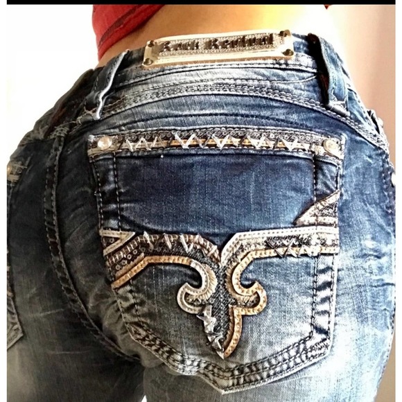 Rock Revival Aleah Boot Cut Jeans Sz. 24 - Picture 8 of 8